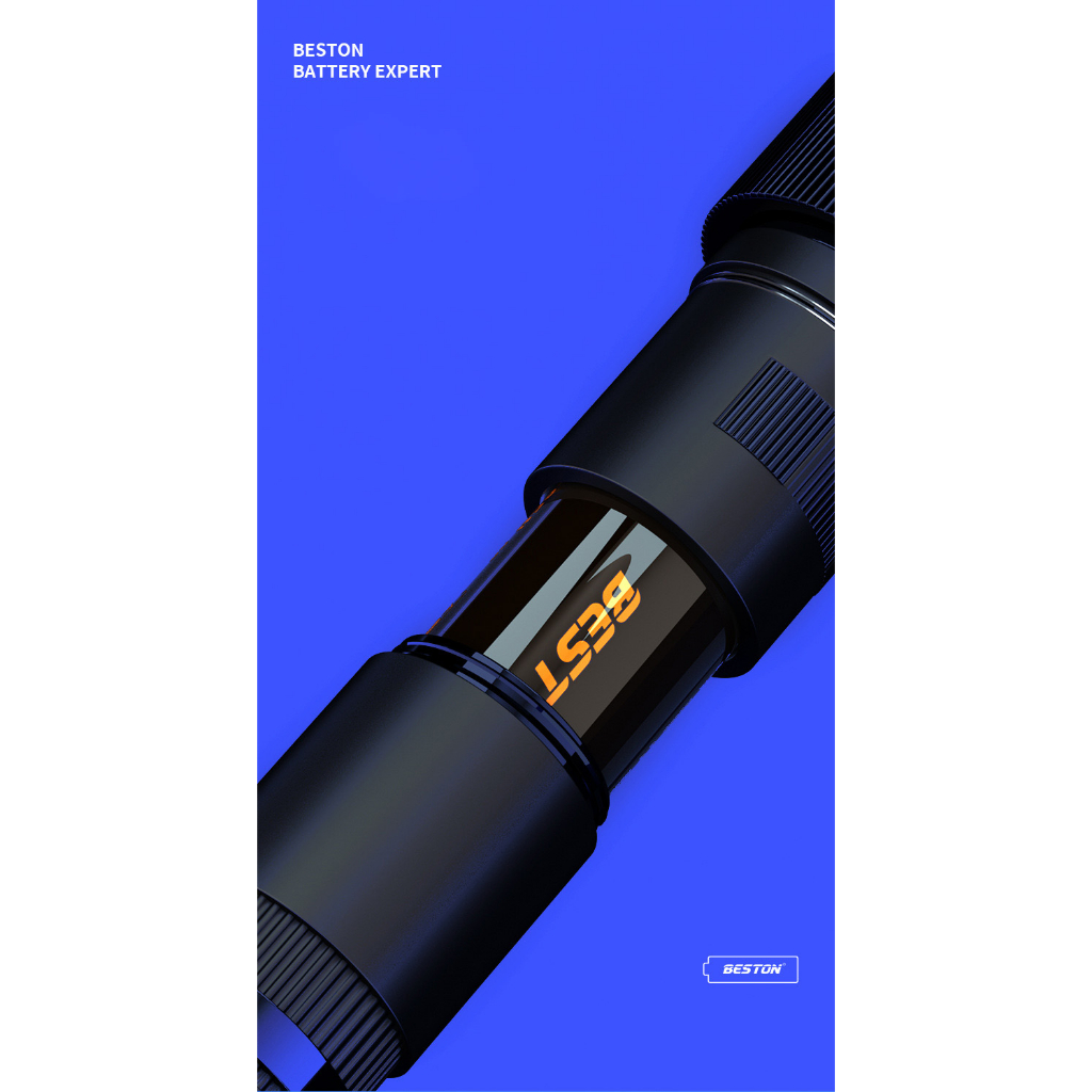 PIN sạc beston 26650 dung lượng 12950mWh 3.7V dùng cho đèn pin led