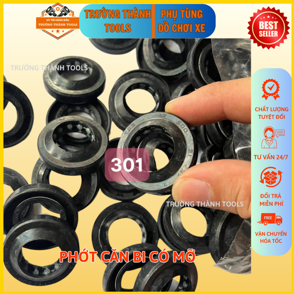 Phớt Bi may ơ,phớt căn bi xe máy Dream/wave/funeo bảo vệ vòng bi - TRƯỜNG THÀNH TOOLS
