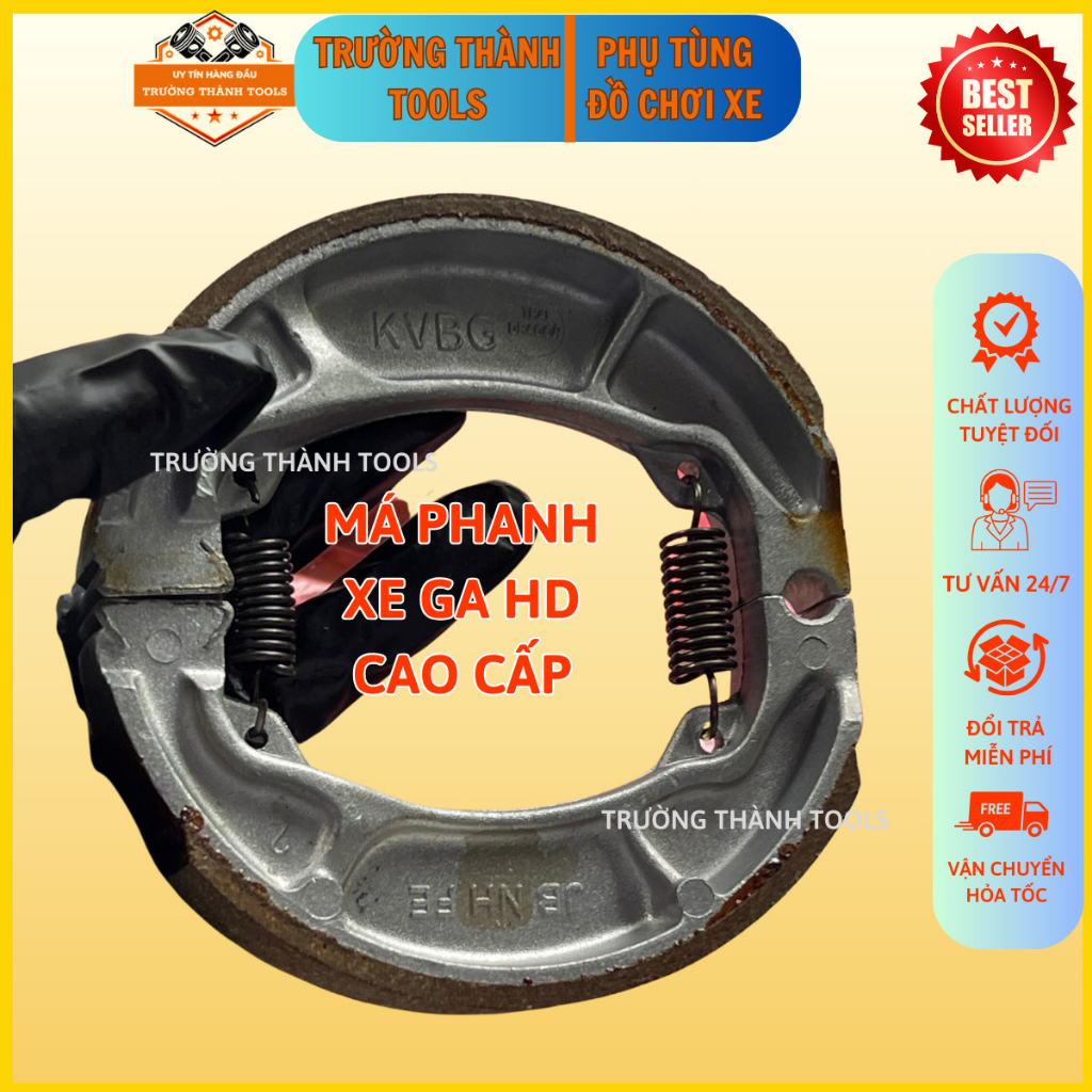 Má phanh xe ga cao cấp, Bố Thắng Honda ABL/Vision/Lead/Sh - TRƯỜNG THÀNH TOOLS