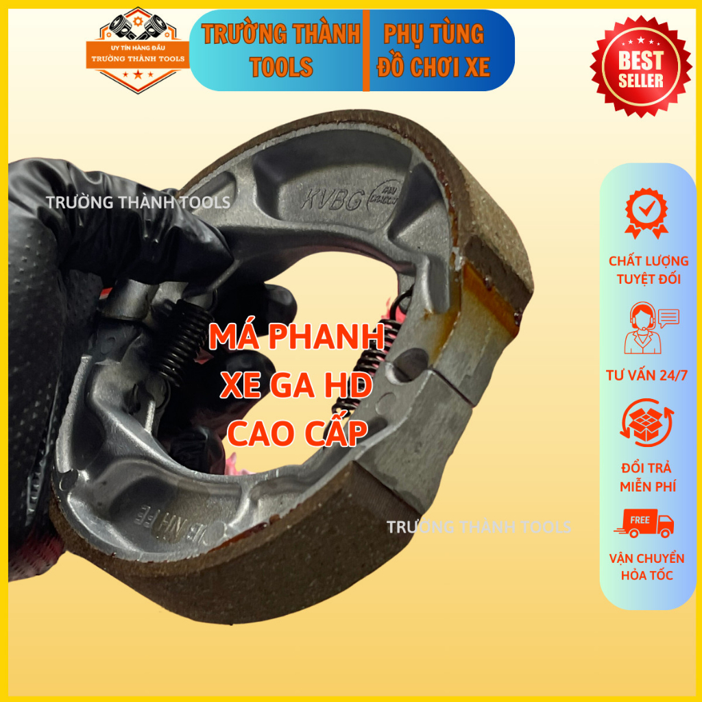 Má phanh xe ga cao cấp, Bố Thắng Honda ABL/Vision/Lead/Sh - TRƯỜNG THÀNH TOOLS