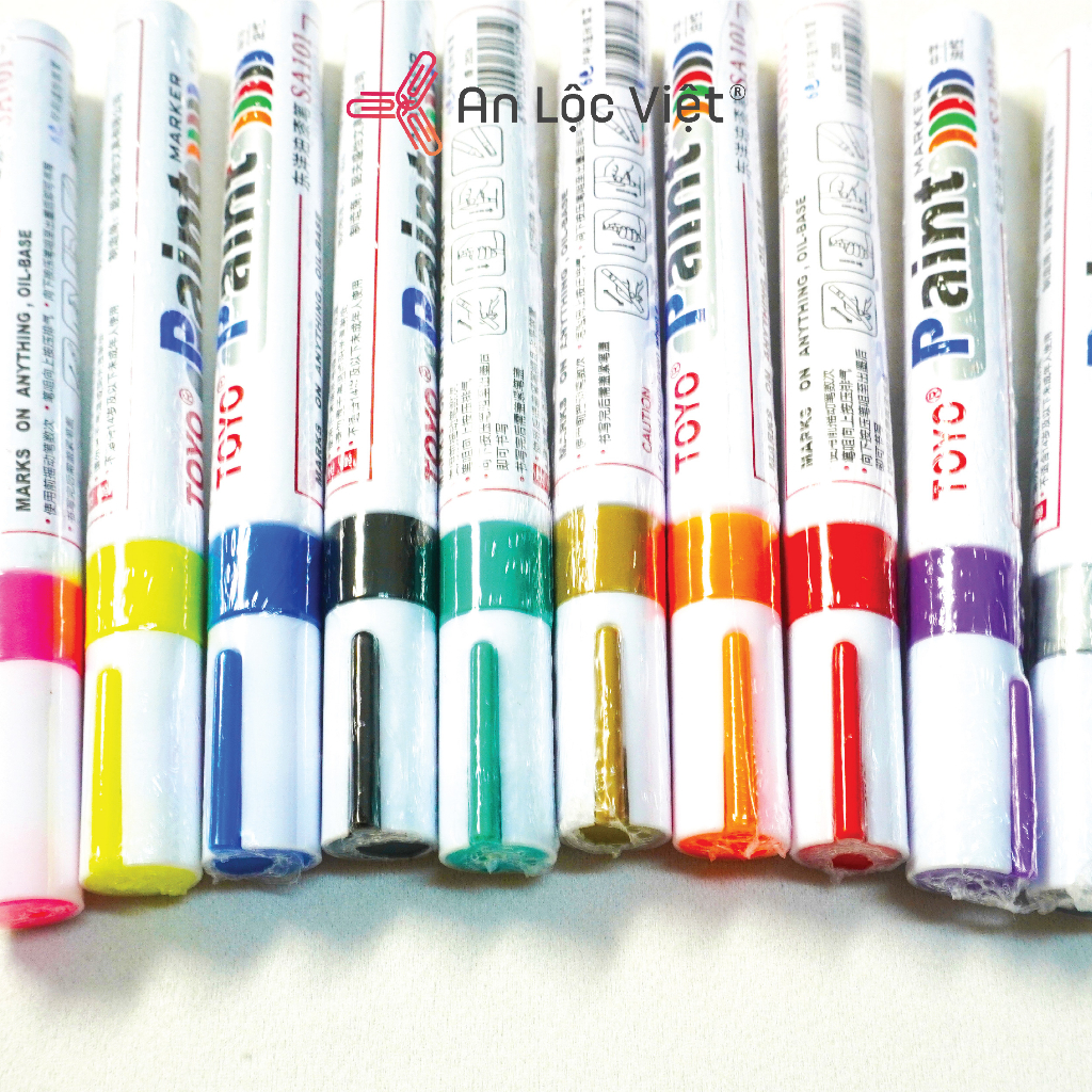 BÚT SƠN TOYO Paint Marker SA101 đa năng, viết trên mọi chất liệu như kính, đá, gỗ, kim loại, nhựa,.