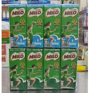 Sữa Lúa Mạch Milo vỉ 4 hộp x 180ml (Thức uống lúa mạch uống liền Nestlé MILO)