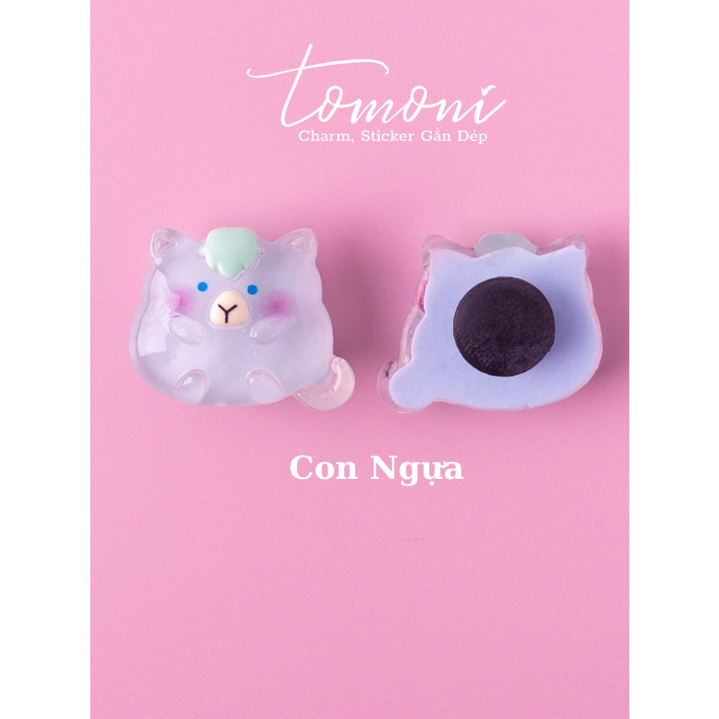 Jibbitz Crocs, Charm, Sticker Dép Hình 12 Con Giáp HQ94