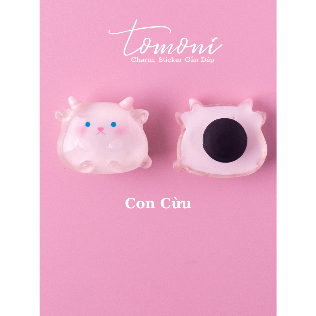 Jibbitz Crocs, Charm, Sticker Dép Hình 12 Con Giáp HQ94