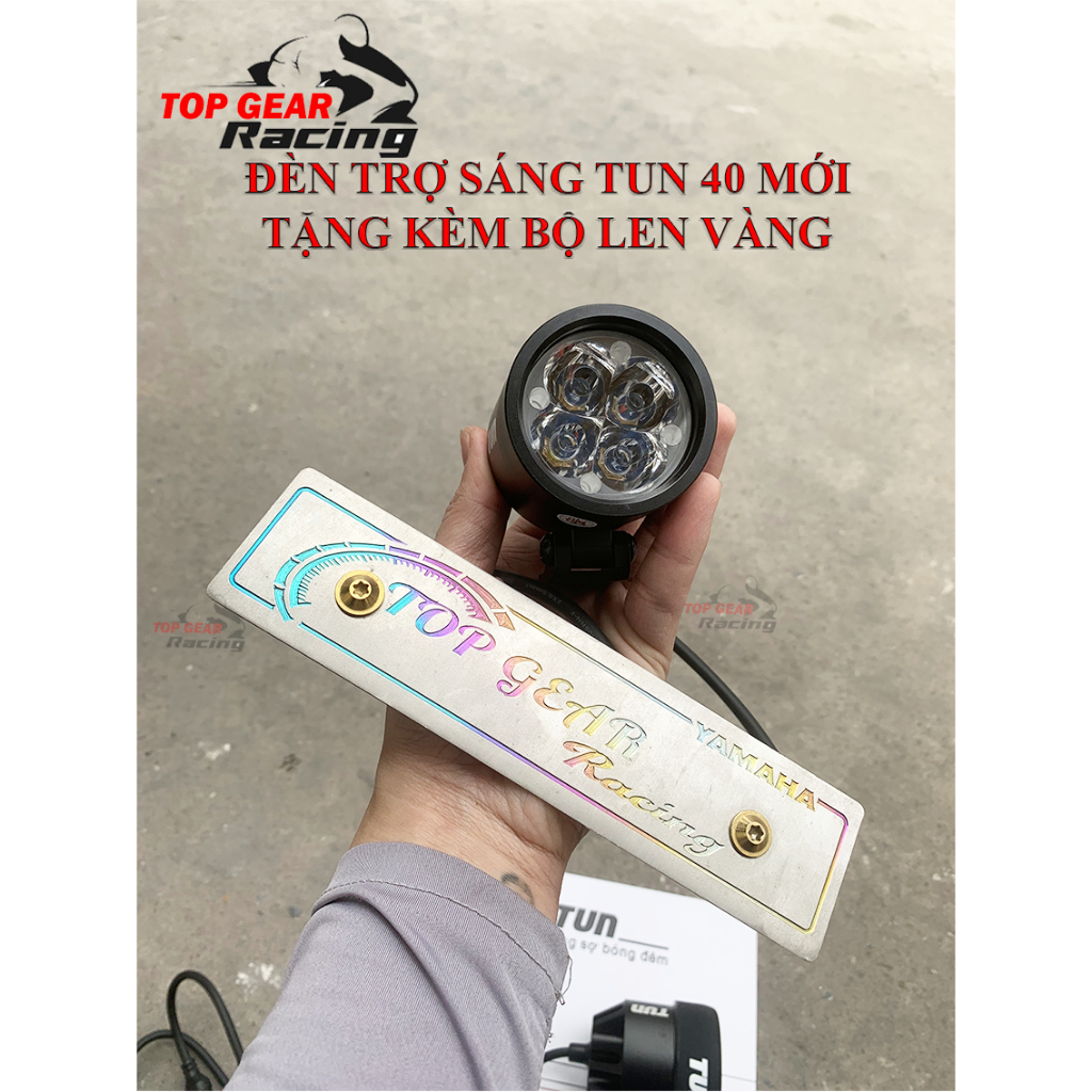 Đèn Trợ Sáng TUN 40 Mới 2023 -Tặng 1 công tắc - Bảo Hành Hãng 12 tháng - Siêu Sáng