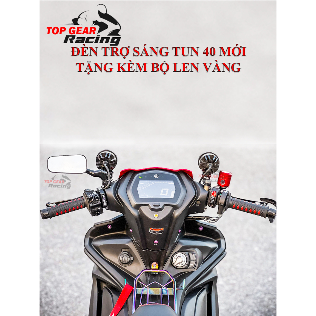 Đèn Trợ Sáng TUN 40 Mới 2023 -Tặng 1 công tắc - Bảo Hành Hãng 12 tháng - Siêu Sáng