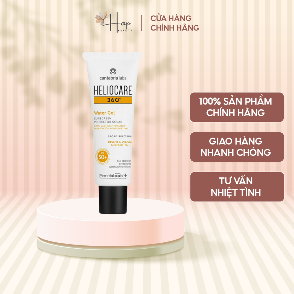 Kem chống nắng cho mọi loại da Heliocare 360° Water Gel 50ml SPF 50+ chính hãng