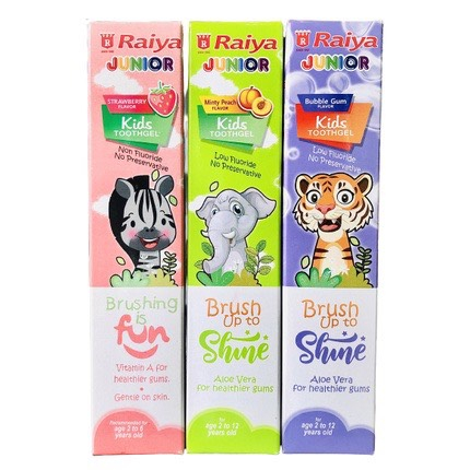 Kem đánh răng trẻ em cao cấp RAIYA JUNIOR tuýp 75g