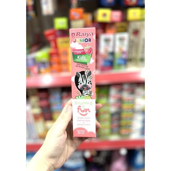 Kem đánh răng trẻ em cao cấp RAIYA JUNIOR tuýp 75g