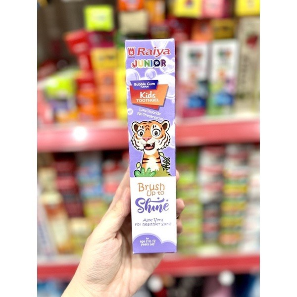 Kem đánh răng trẻ em cao cấp RAIYA JUNIOR tuýp 75g