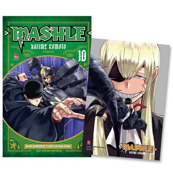 Sách - MASHLE: Tập 10 - Mash Burnedead Và Bộ Giáp Nam Châm - Tặng Kèm Postcard
