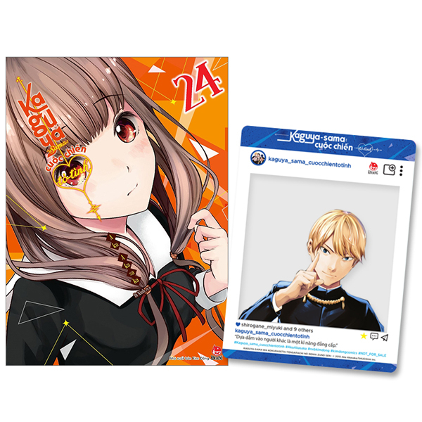 Sách - Kaguya Sama: Cuộc Chiến Tỏ Tình - Tập 24 - Tặng Kèm SNS Card