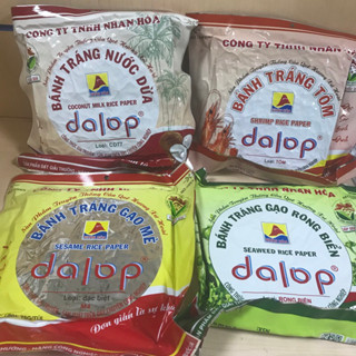 Bánh tráng gạo mè Dalop Bình Định nướng sẵn M4