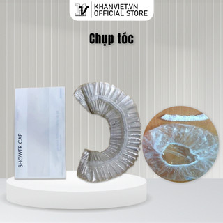 Chụp tóc khách sạn,homestay, bao trùm đầu,Mũ Nilon cho, nhuộm tóc, - combo 100 cái / 1 bịch