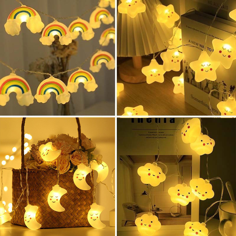 Đèn led hình ngôi sao mặt cười