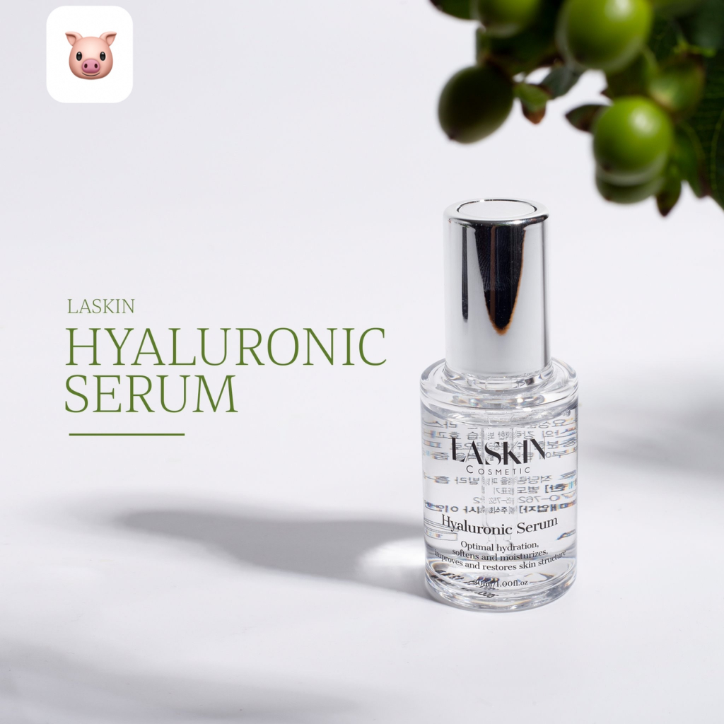 Tinh chất HA đậm đặc & Vitamin B5, cấp nước tầng sâu, phục hồi hàng rào da LASKIN Hyaluronic Serum