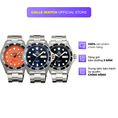 Đồng hồ nam Orient Watch Sport Ray Raven II FAA0200 máy cơ automatic mặt kính Mineral Crystal dây thép thể thao bơi lặn