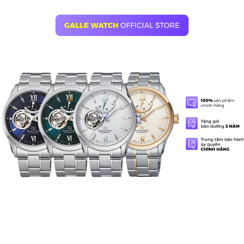 Đồng hồ nam Orient Star Watch Sport RE-AT000 máy lộ cơ mặt kính Sapphire chống nước 10 ATM dây thép đeo tay chính hãng