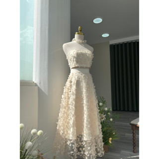 S031 Cabernet - Buffterfly SET gồm áo ống vàc hân váy dáng dài