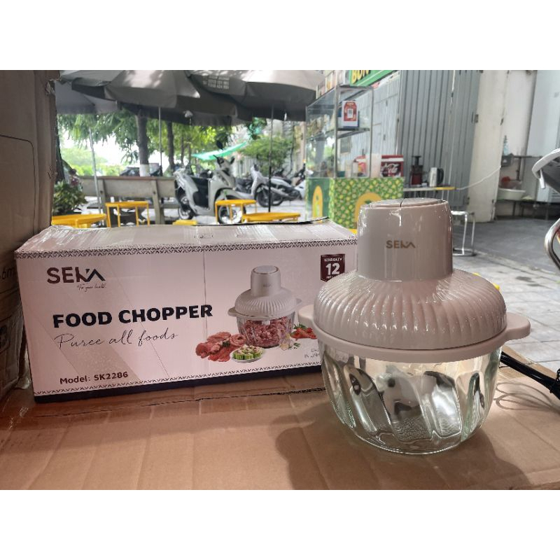 Máy xay thịt đa năng SEKA SK2286 dung tích 2L, công suất 500W, an toàn tiện lợi, bảo hành 12 tháng