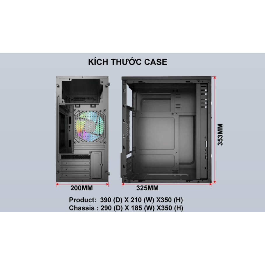 Vỏ Case VSP V206 BLACK