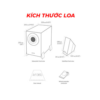 Loa máy tính 2.1 EDIFIER M1360 màu đen