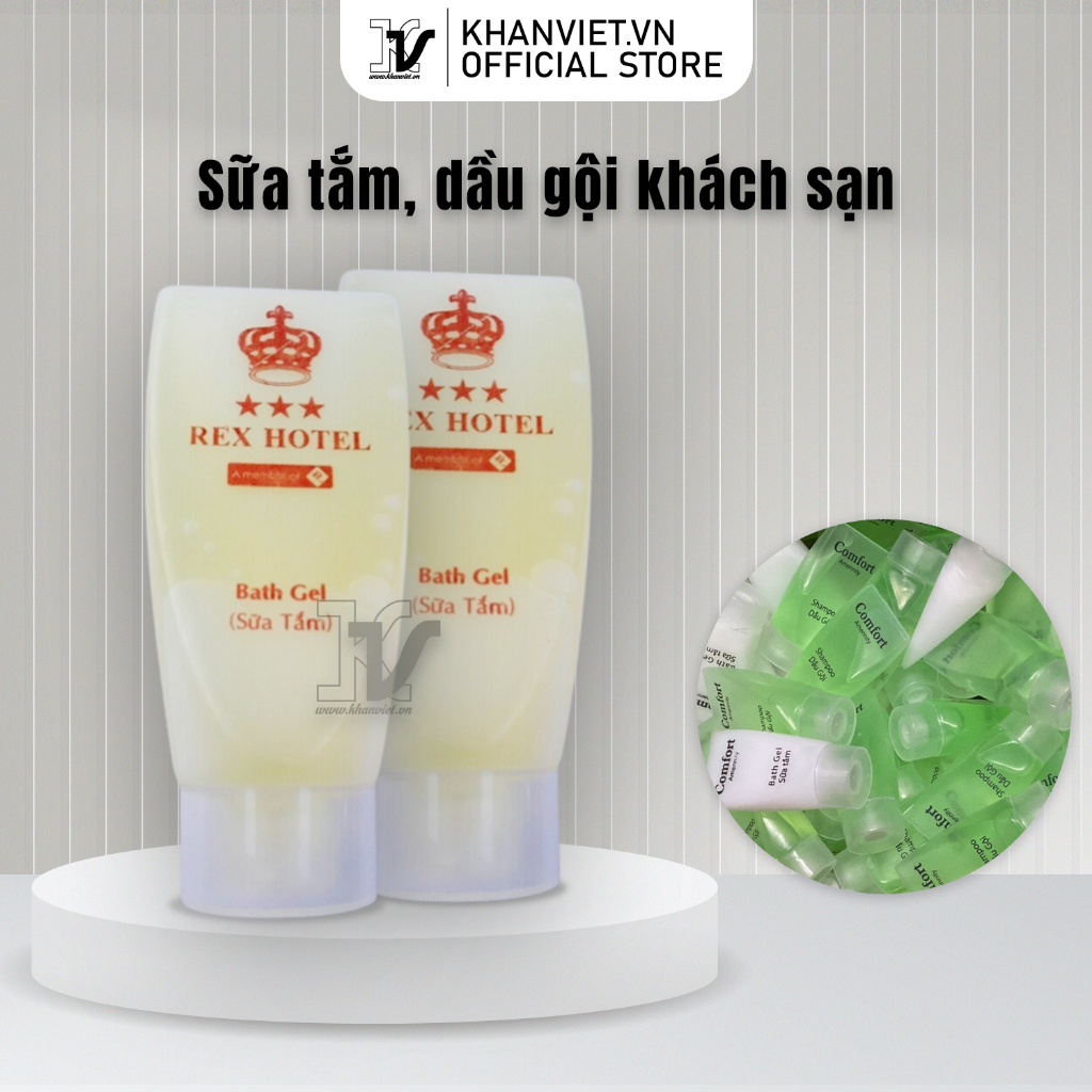 Sữa tắm dầu gội dùng trong khách sạn, nhà nghỉ,homestay...
