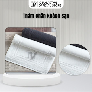 Thảm chân khách sạn, 260g , 40x70 , 100% cotton, thấm hút nước cực nhanh