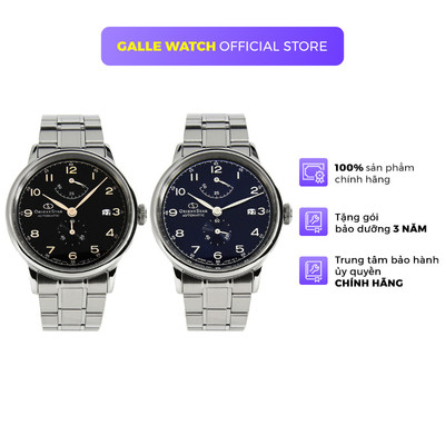 Đồng hồ cơ nam Orient Star Watch Vintage RE-AW000 lộ máy tích cót 50 tiếng mặt kính Sapphire dây thép đeo tay chính hãng