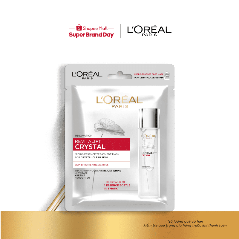 Mặt nạ dưỡng chất Revitalift Crystal MicroEssence Treatment Mask L'Oreal Paris 25g