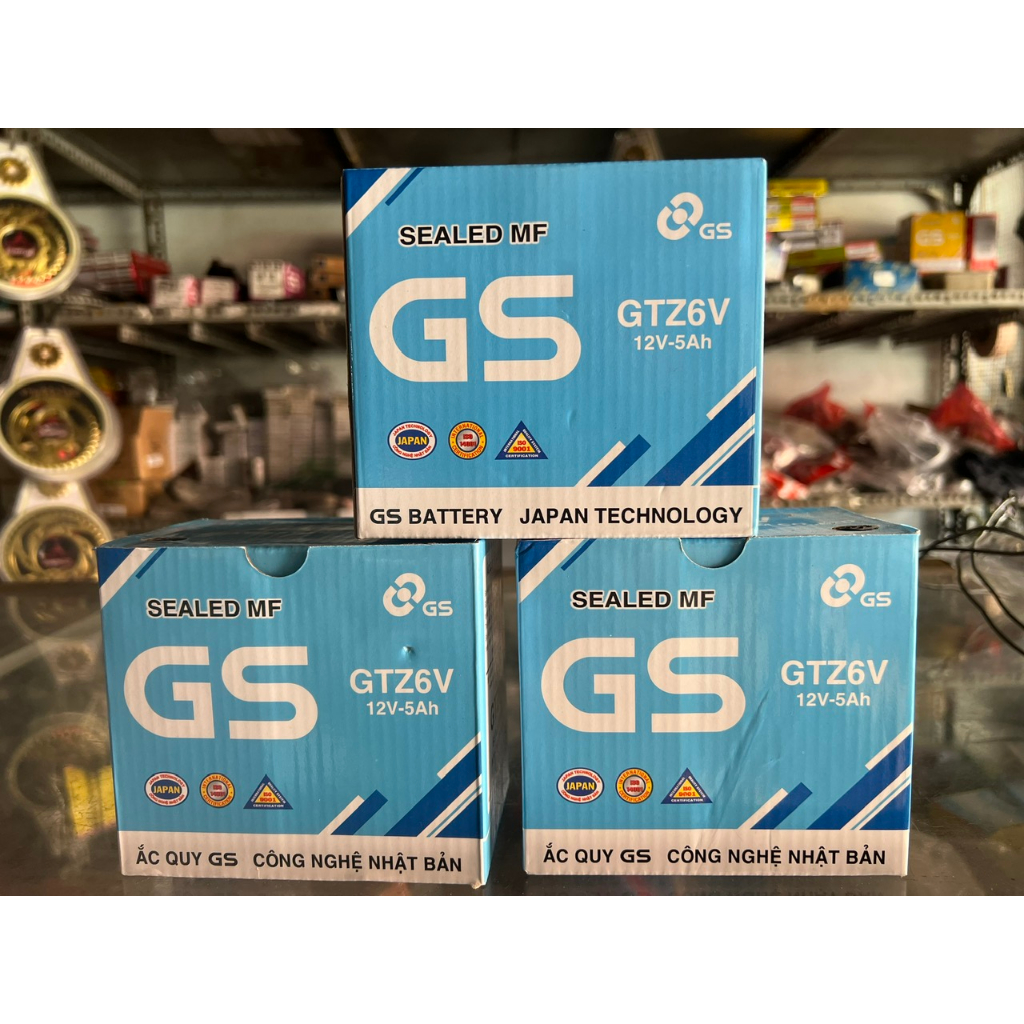 Bình ắc quy 12v-5Ah/10HR -6V; dùng cho xe; Aiblade; vision ; led pcx ; vario  SHmode sh việt
