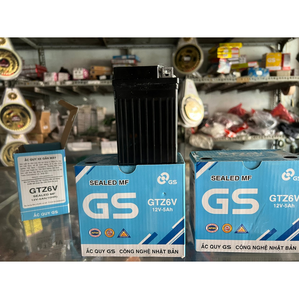 Bình ắc quy 12v-5Ah/10HR -6V; dùng cho xe; Aiblade; vision ; led pcx ; vario  SHmode sh việt