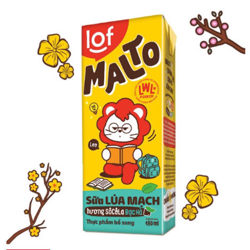 Sữa Lof Malto socola thùng 48 hộp