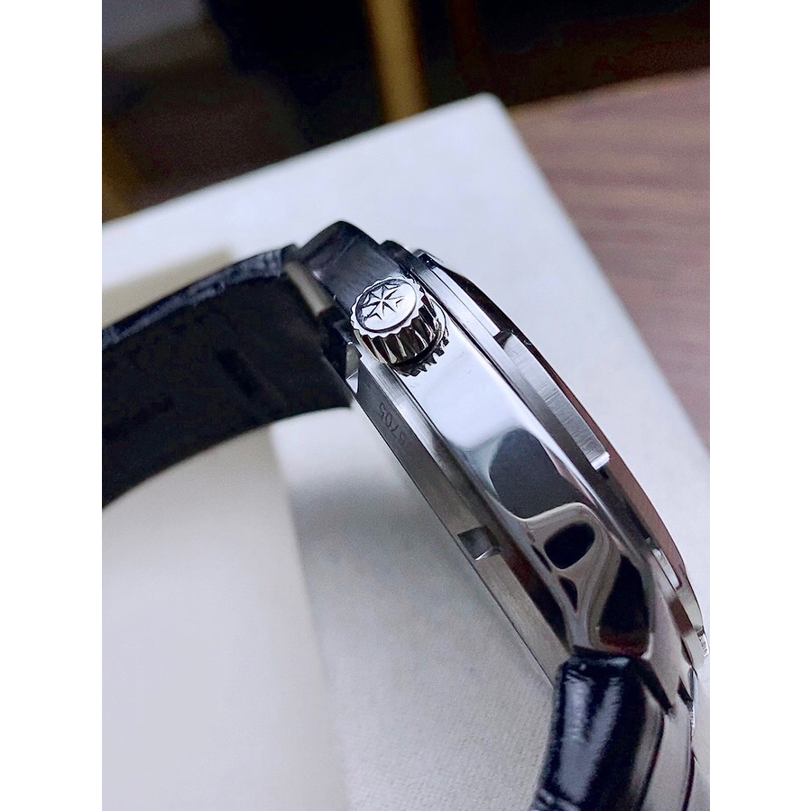 Đồng Hồ Nam V@cheron Con$tantin 6000V/110T-B937 Overseas Tourbillon Skeleton, Full box, Luxury diamond watch