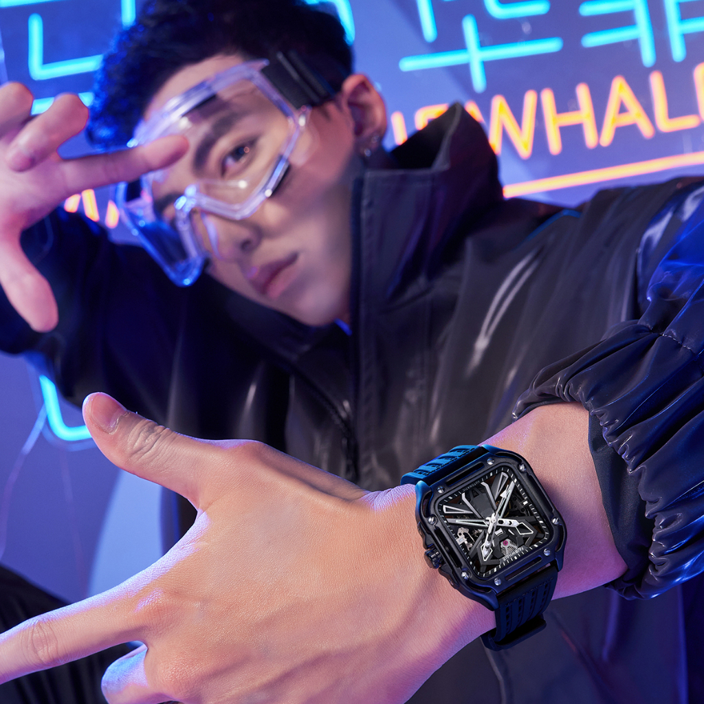 Đồng Hồ Nam Chính Hãng Mark Fairwhale FW024 Size 44mm Dây Đeo Silicone Chống Nước 30m Vẻ Đẹp Hoàn Mỹ Thanh Lịch Tinh Tế