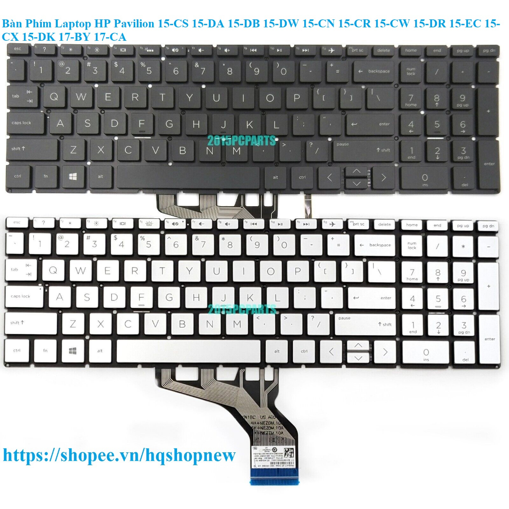 ⚡️ Bàn Phím Laptop HP Pavilion 15-CS 15-DA 15-DB 15-DW 15-CN 15-CR 15-CW 15-DR 15-EC 15-CX 15-DK 17-BY 17-CA