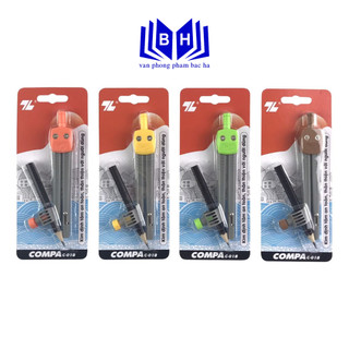Compa Thiên Long C-018 thép không gỉ, giá rẻ, an toàn cho học sinh