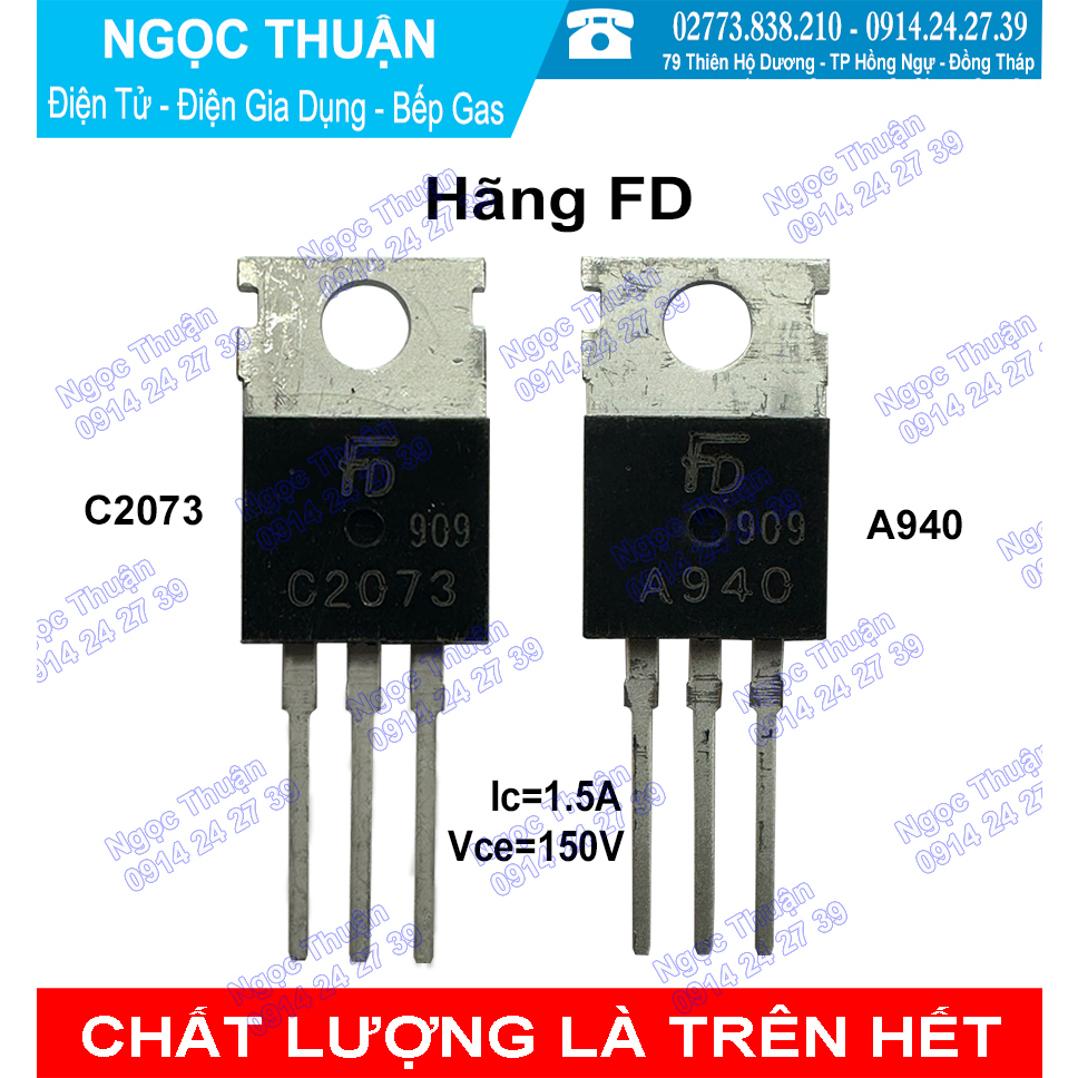 Cặp transistor A940 + C2073