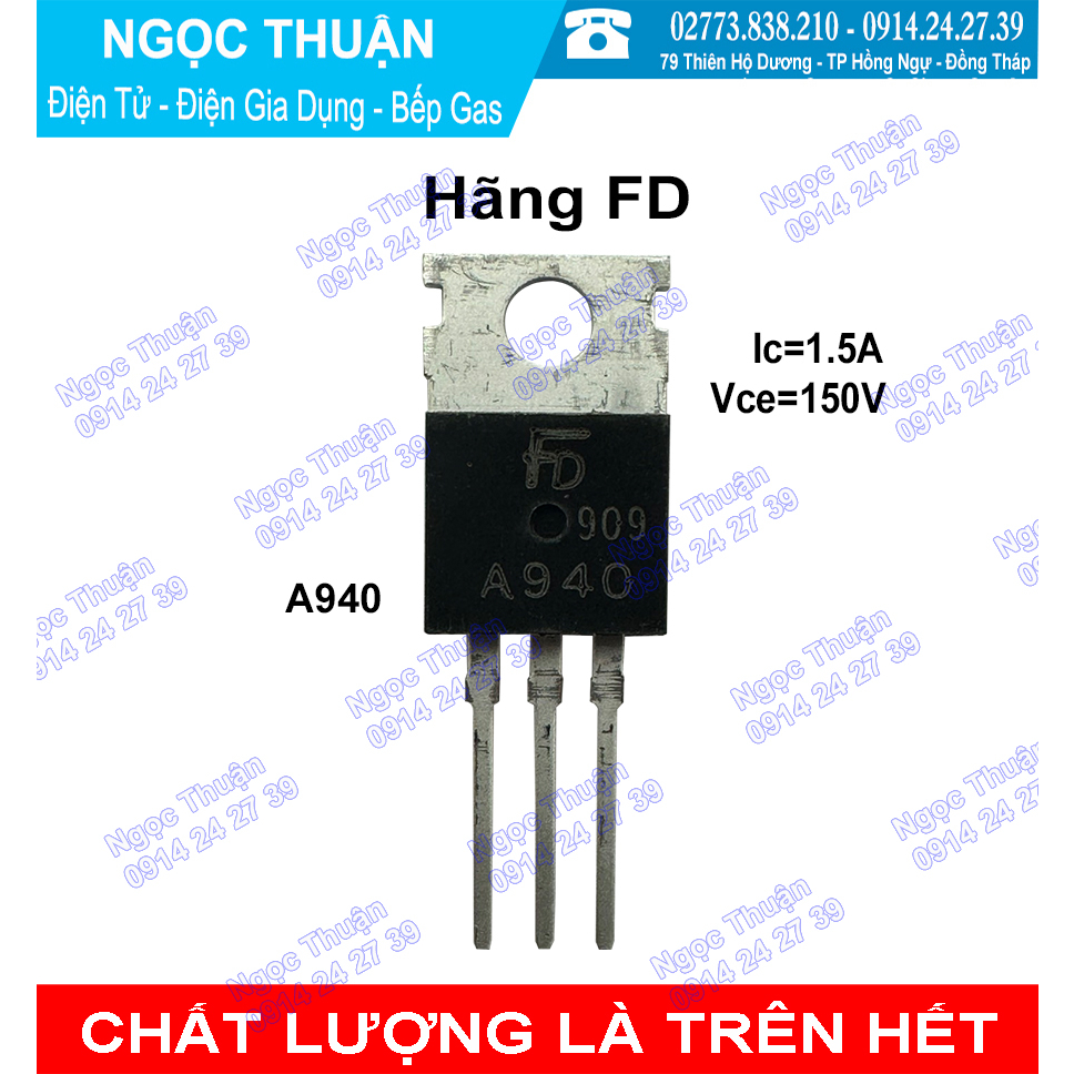 Cặp transistor A940 + C2073