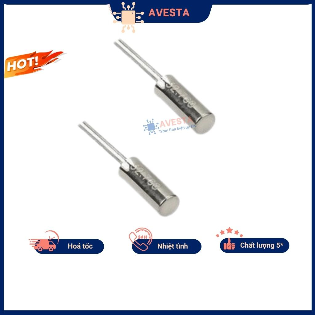 Thạch anh 32.768kHz 3x8mm chân cắm chất lượng cao Avesta