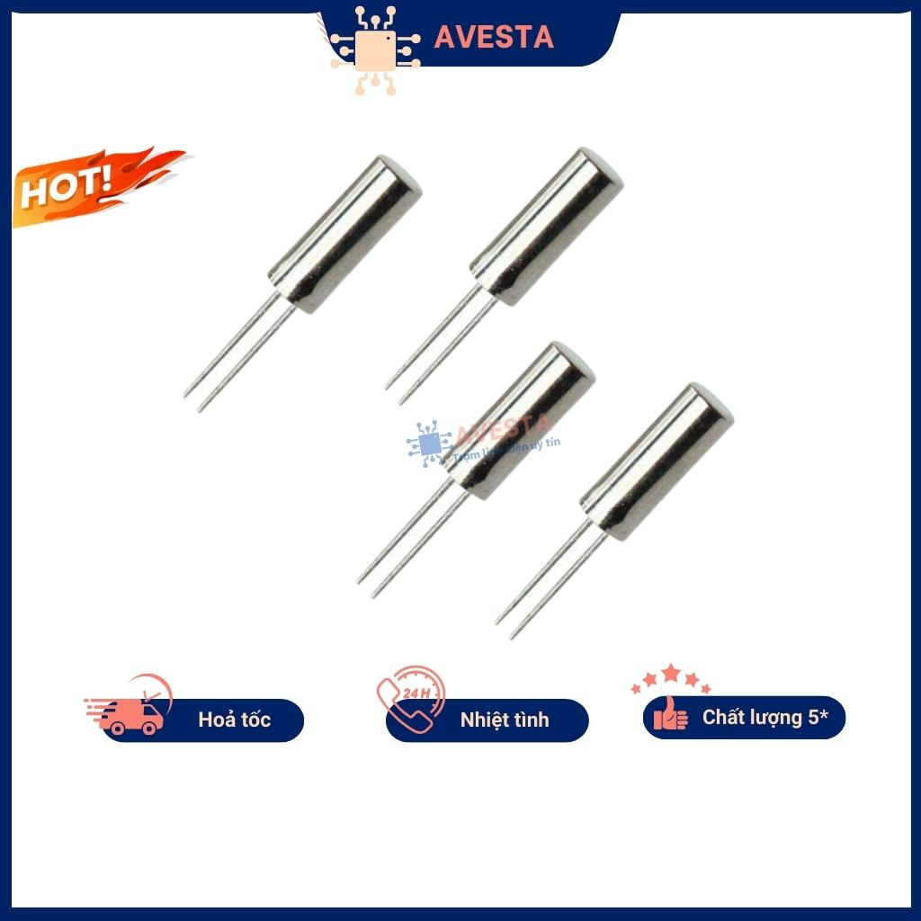 Thạch anh 32.768kHz 3x8mm chân cắm chất lượng cao Avesta