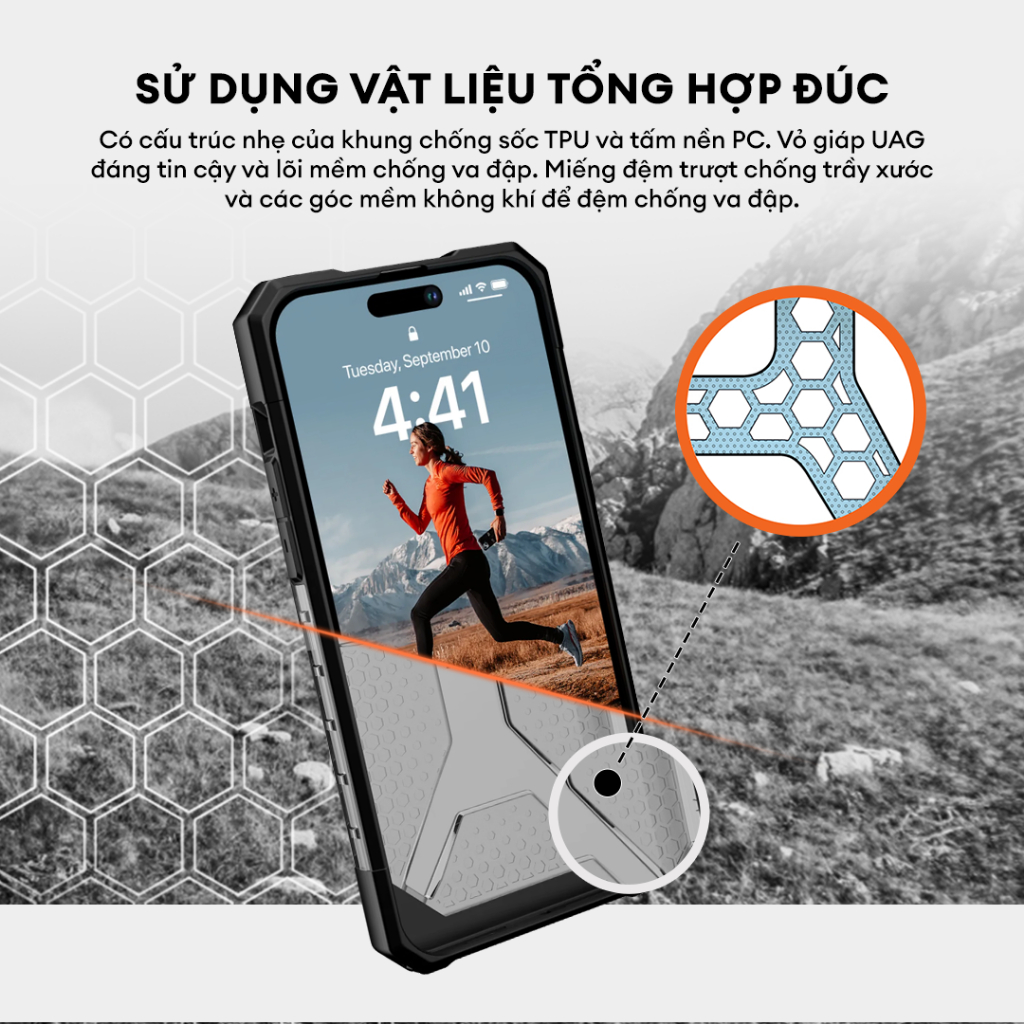 Ốp Lưng Chống Sốc UAG Plasma Cho iPhone 15 Pro [6.1 INCH]