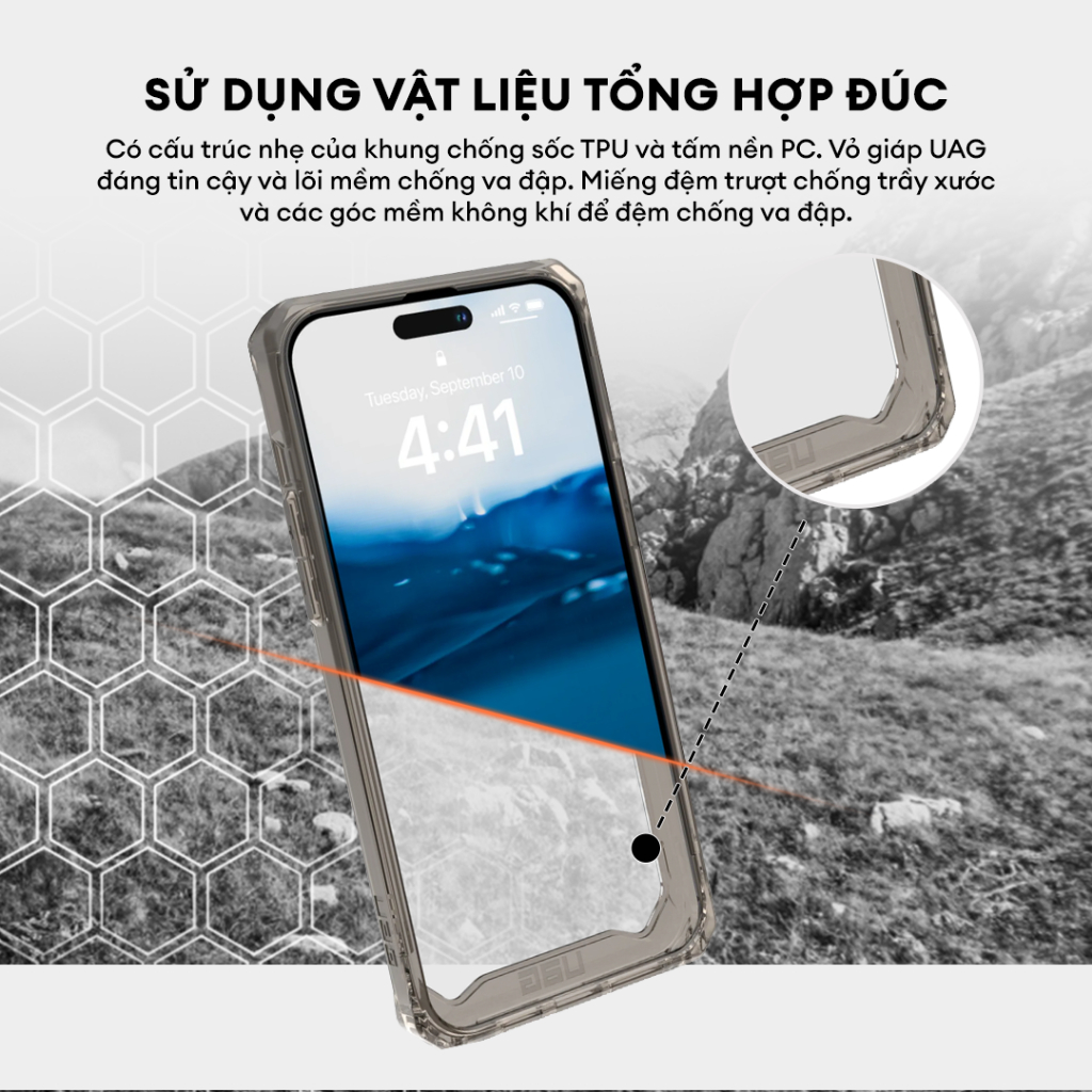 Ốp Lưng Chống Sốc UAG Plyo Cho iPhone 15 Pro