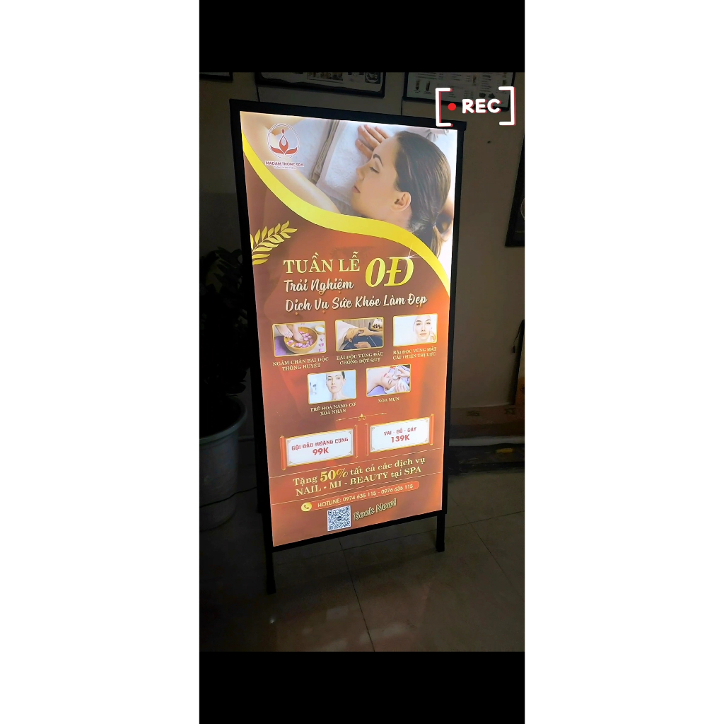 MENU LED CHÂN A