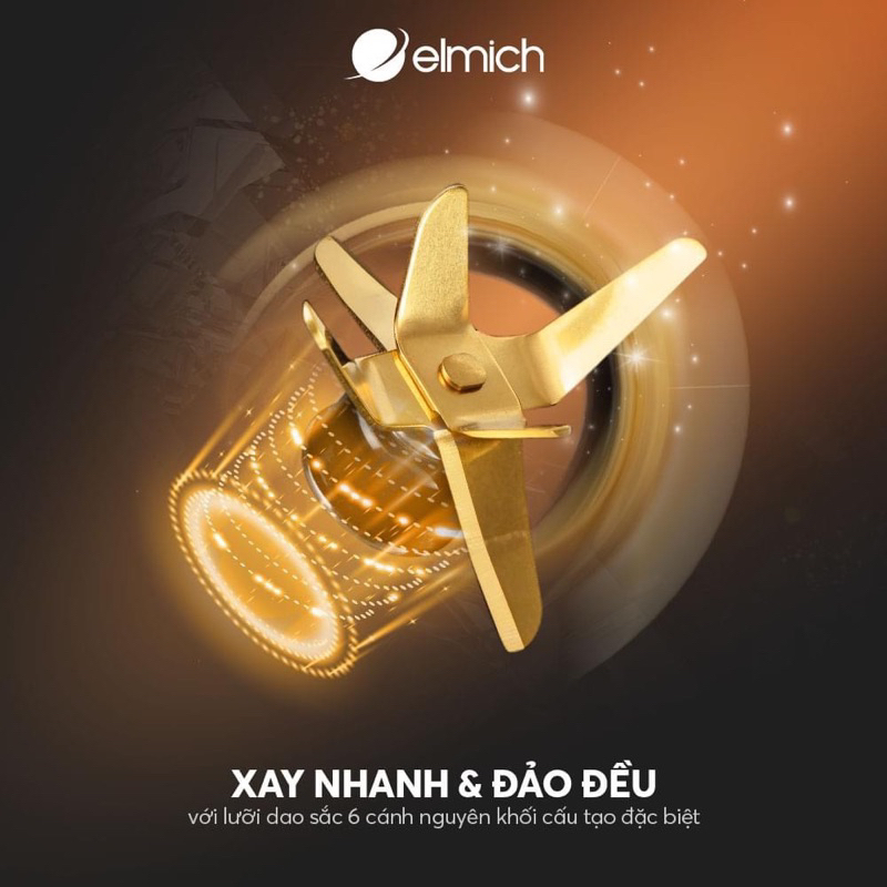 MÁY XAY SINH TỐ ELMICH BLE 3888DG