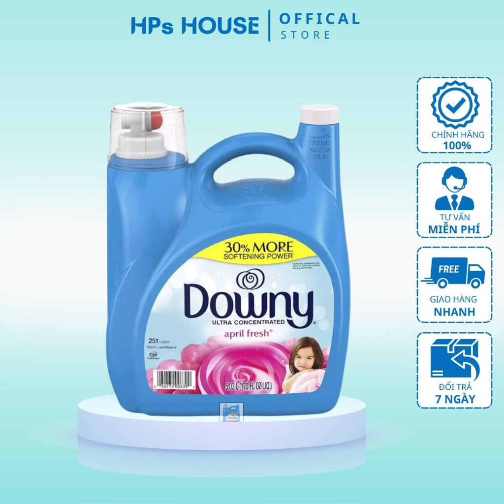 NƯỚC XẢ VẢI DOWNY - THÙNG 5.03L (HÀNG NHẬP MỸ)