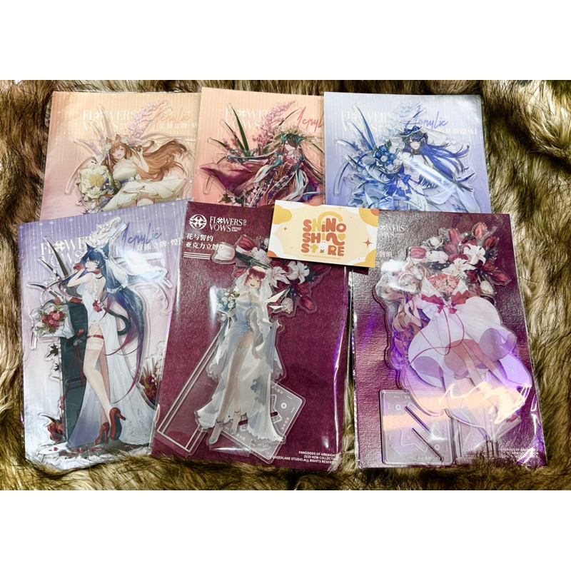 Mô hình standee arknights flowers and vows hàng fanmade