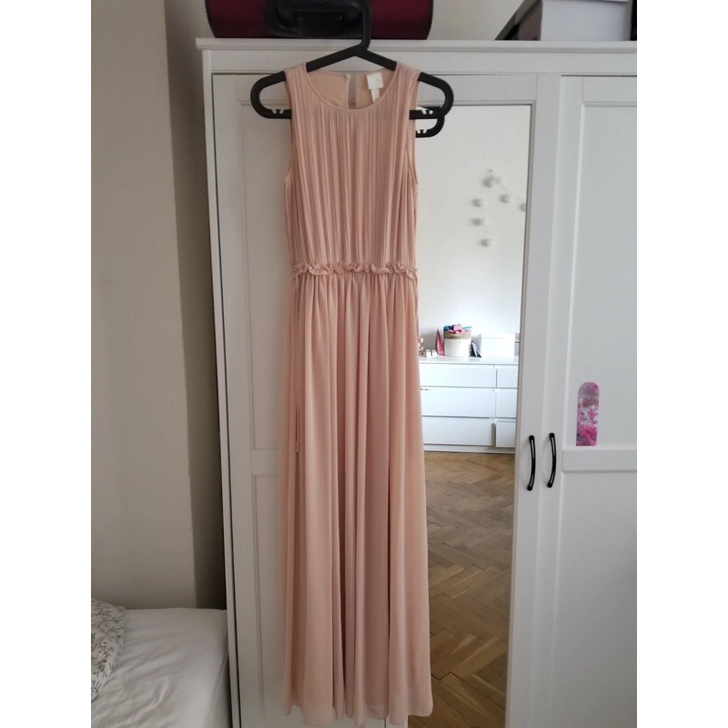 Váy chiffon maxi H&M auth sz S
