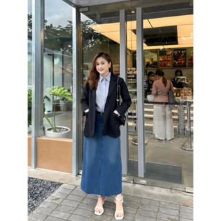 Áo Blazer Nữ Công Sở Sọc Caro Áo Vest Thiết Kế Mụp Store