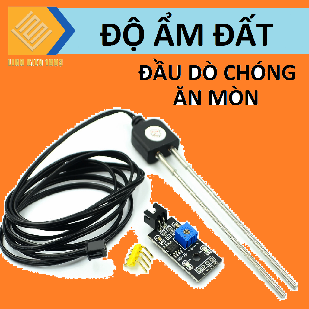 Cảm biến độ ẩm đất đầu dò chống oxi hóa